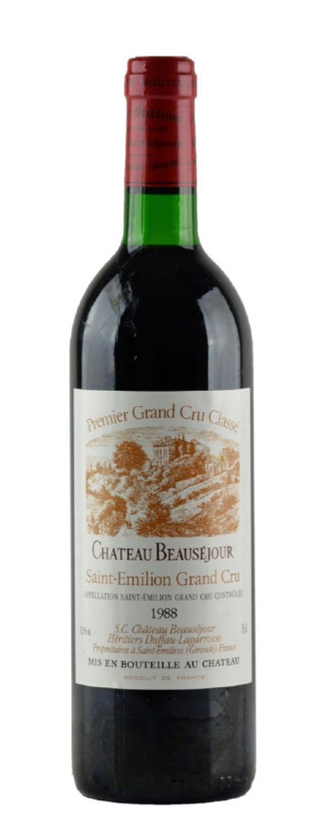 1990 Beausejour (Duffau Lagarrosse) Bordeaux Blend