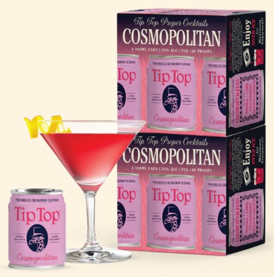 Tip Top Cosmopolitan Cocktail 100ml Can