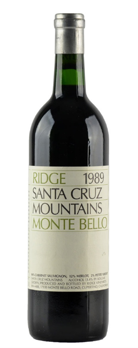 1989 Ridge Monte Bello