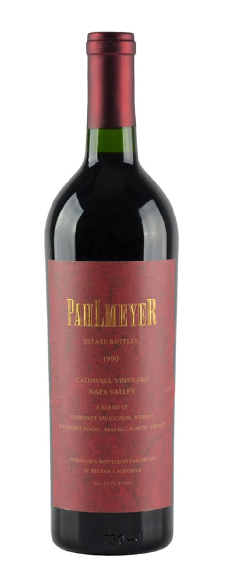 1989 Pahlmeyer Winery Proprietary Red Wine Caldwell Vineyard