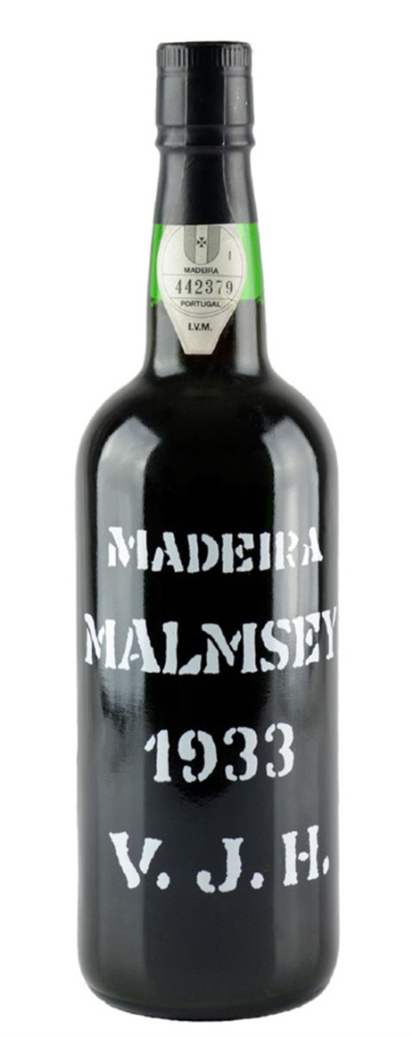 1933 Justino Henriques Malmsey Madeira