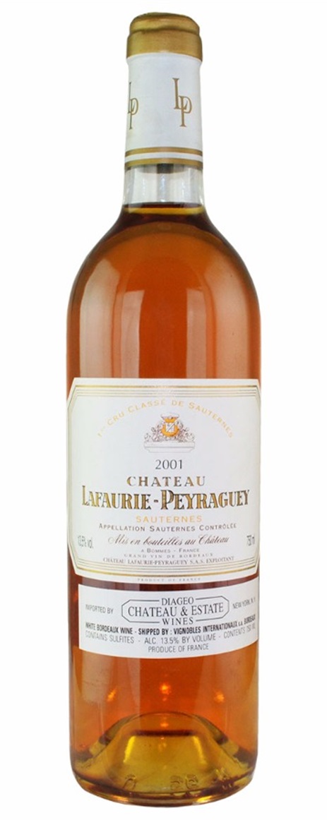 2001 Lafaurie-Peyraguey Sauternes Blend
