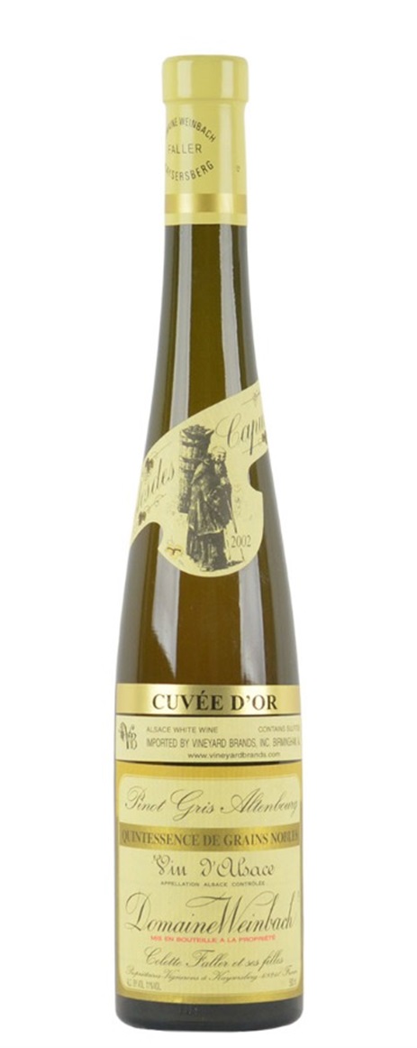 2002 Domaine Weinbach Pinot Gris Altenbourg Cuvee d'Or Quintessence de Grains Nobles