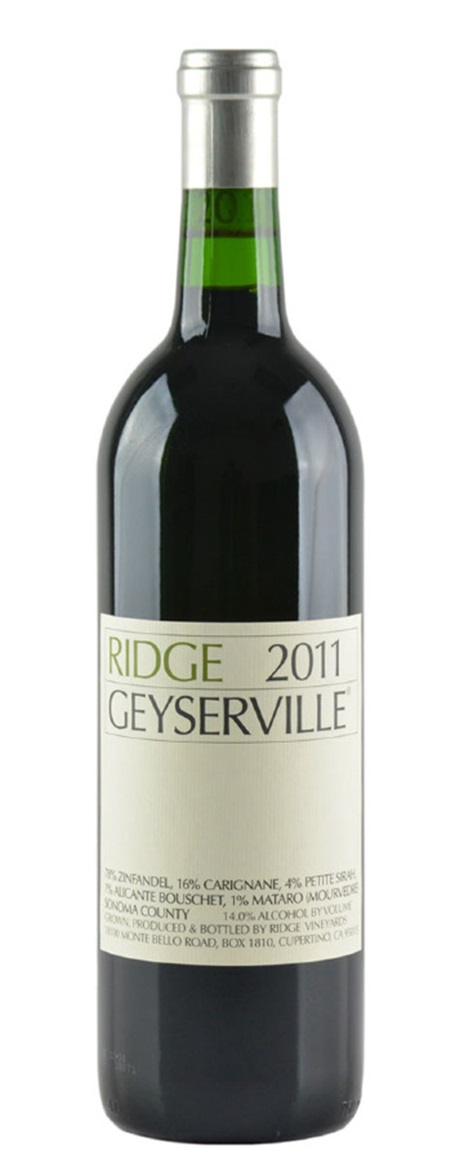 2011 Ridge Geyserville Proprietary Red Wine