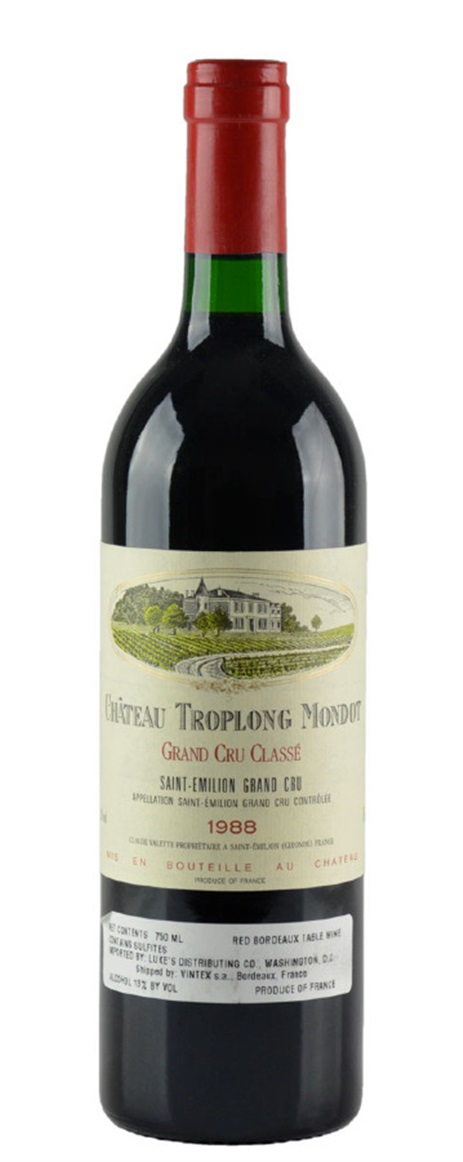 1988 Troplong-Mondot Bordeaux Blend