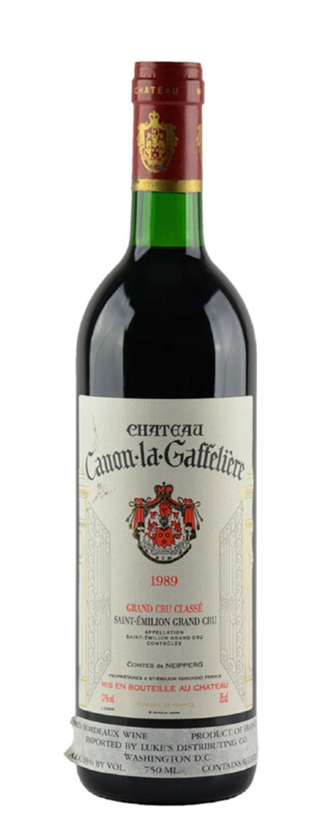 1989 Canon la Gaffeliere Bordeaux Blend