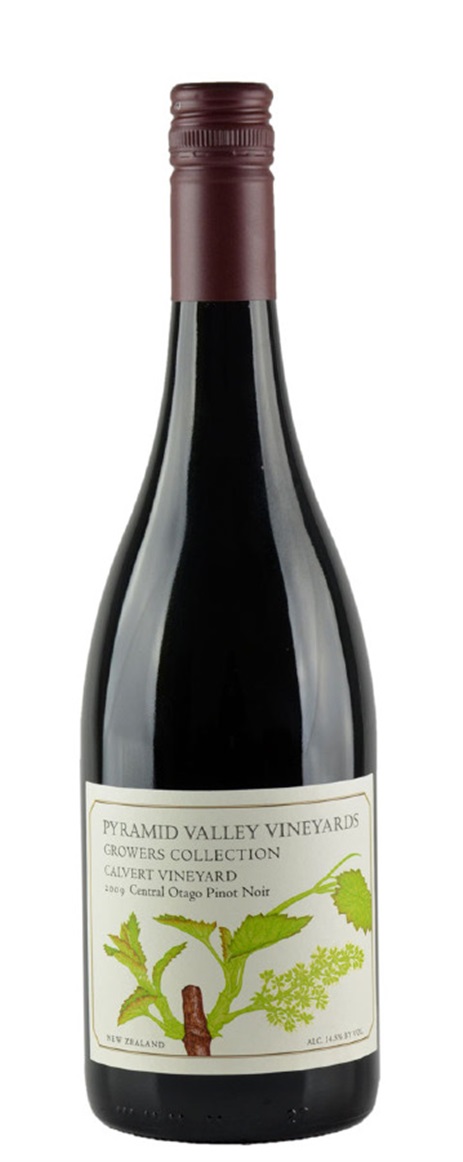 2009 Pyramid Valley Vineyards Pinot Noir Calvert Vineyard