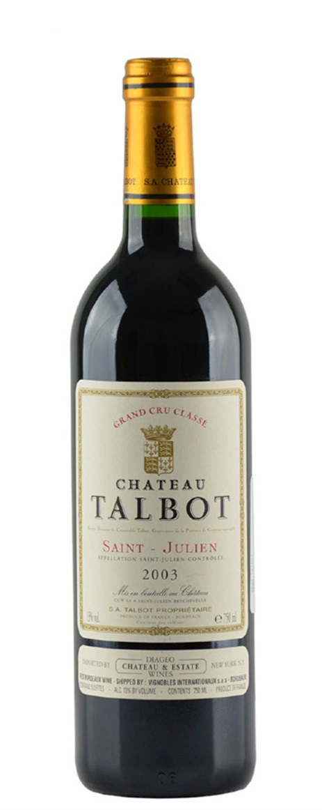 2003 Talbot Bordeaux Blend