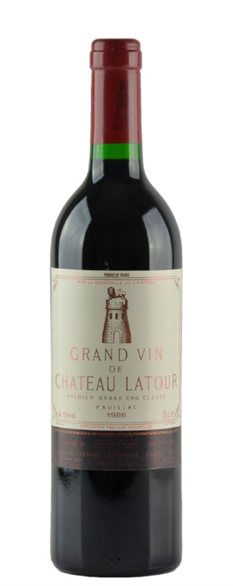 1986 Chateau Latour Bordeaux Blend