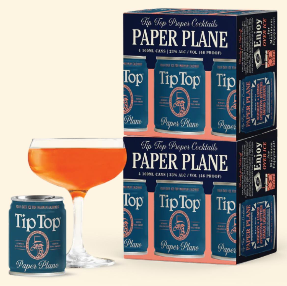 Tip Top Paper Plane Cocktail 100ml Can
