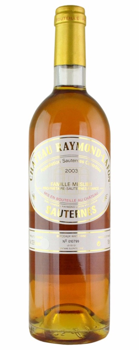 2003 Raymond-Lafon Sauternes Blend