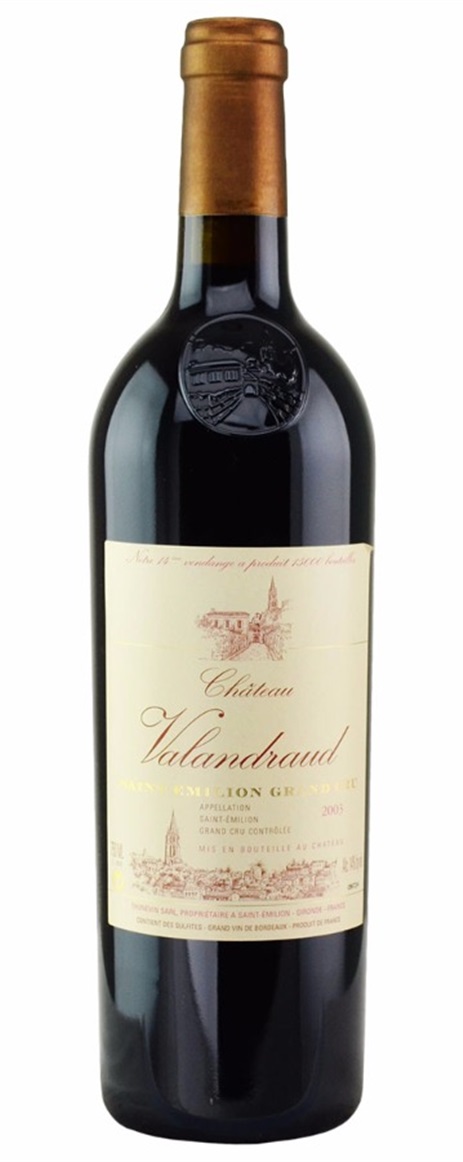 2003 Valandraud Bordeaux Blend
