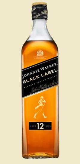 Johnnie Walker Black Label 12 Year Old Blended Scotch Whisky 50ml