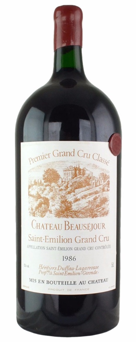 1986 Beausejour (Duffau Lagarrosse) Bordeaux Blend