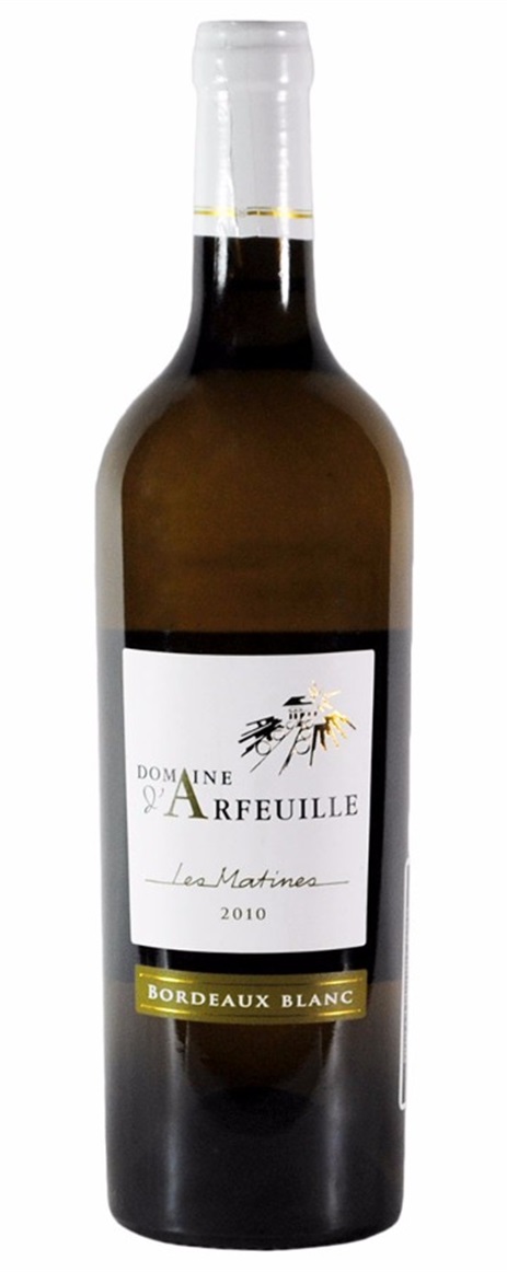 2010 Domaine d'Arfeuille Bordeaux Blanc