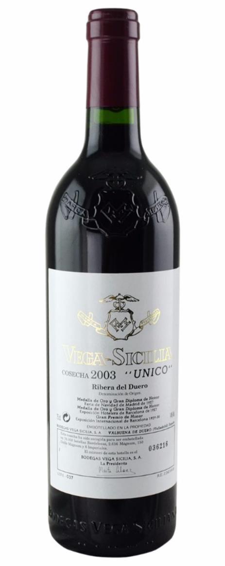 2003 Vega Sicilia Unico