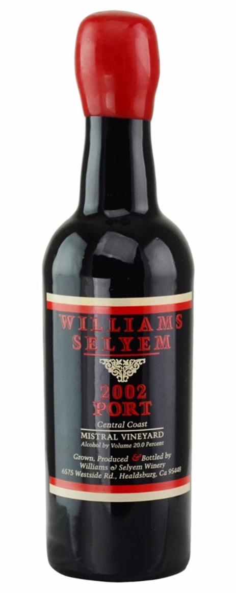 2002 Williams Selyem Port Mistral Vineyard