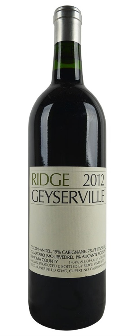 2012 Ridge Geyserville Proprietary Red Wine