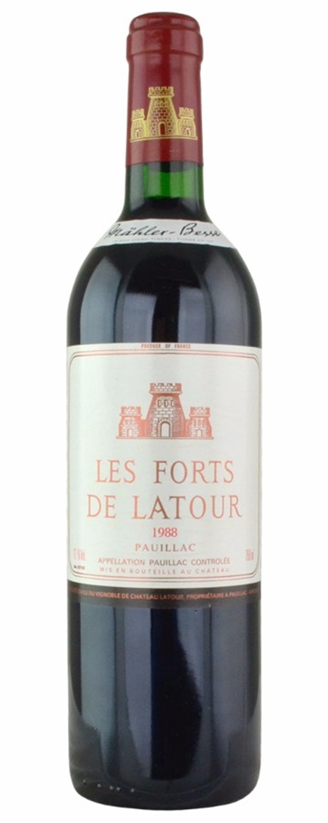 1988 Les Forts de Latour Bordeaux Blend
