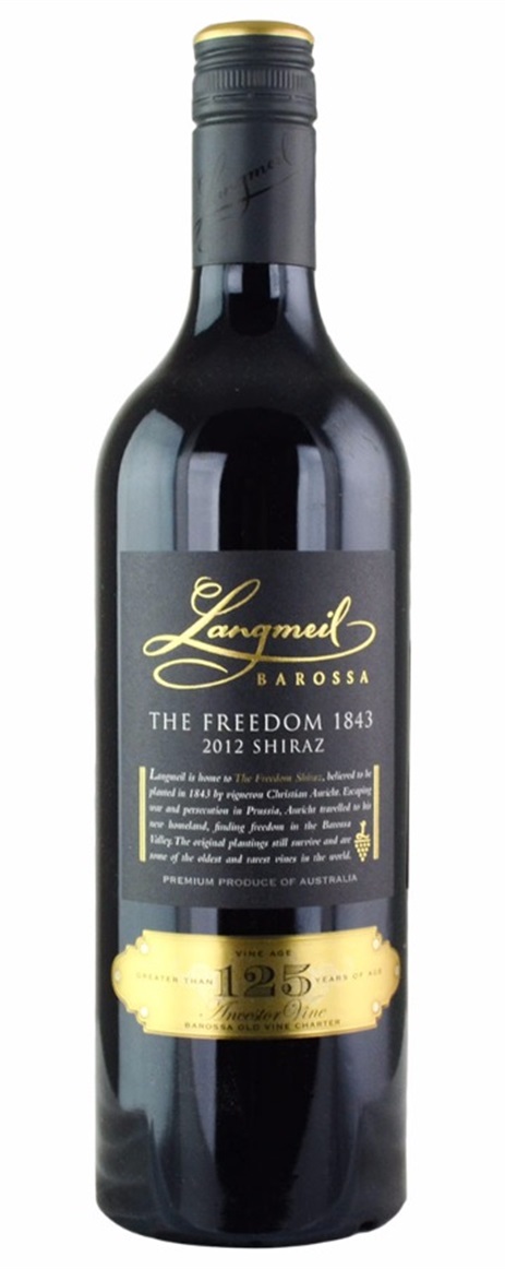 2012 Langmeil Winery Shiraz The Freedom