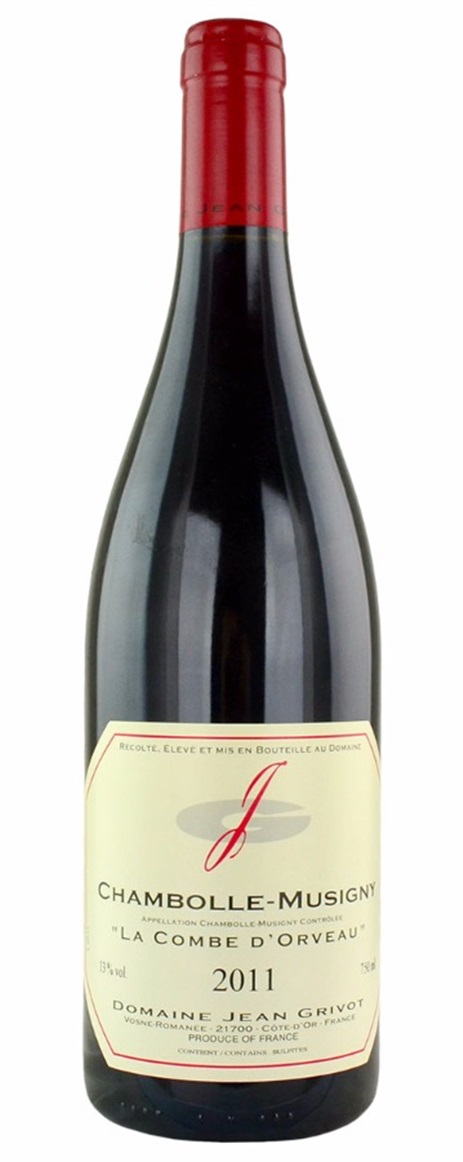 2011 Domaine Jean Grivot Chambolle Musigny Combe d'Orveaux