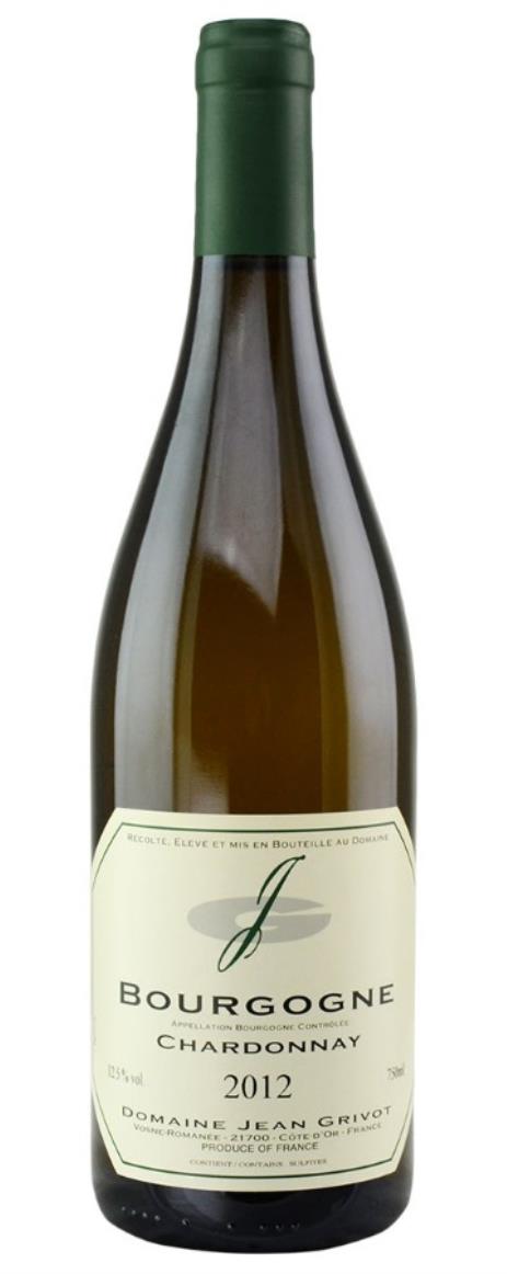 2012 Domaine Jean Grivot Bourgogne Blanc