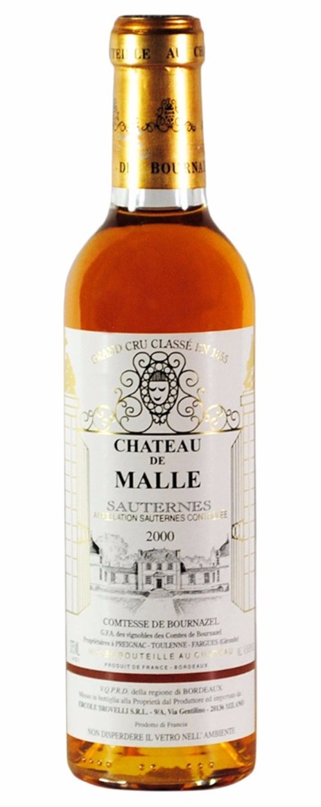 2000 Chateau de Malle Sauternes Blend