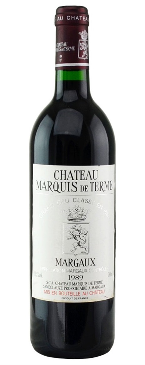 1989 Marquis-de-Terme Bordeaux Blend