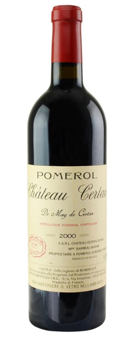2000 Certan de May Bordeaux Blend