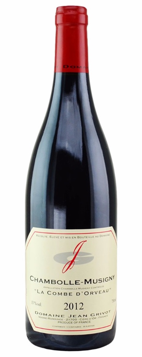 2012 Domaine Jean Grivot Chambolle Musigny Combe d'Orveaux