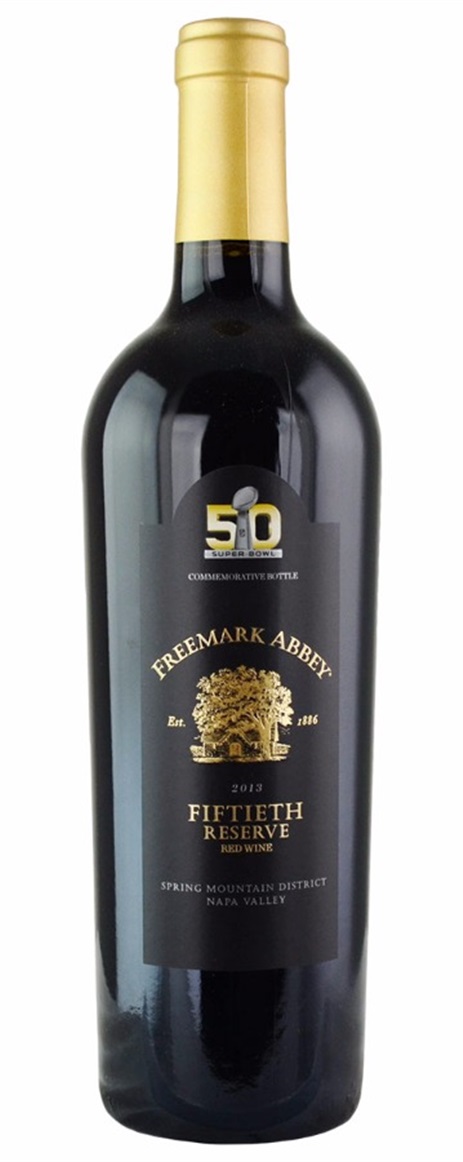 2013 Freemark Abbey Fiftieth Reserve Superbowl Commemorative Bottle