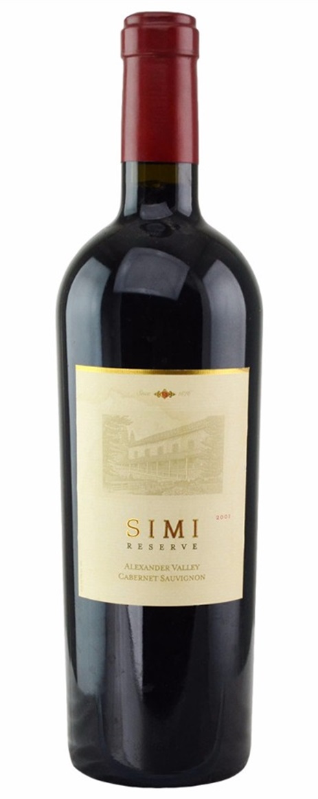2001 Simi Winery Cabernet Sauvignon Reserve