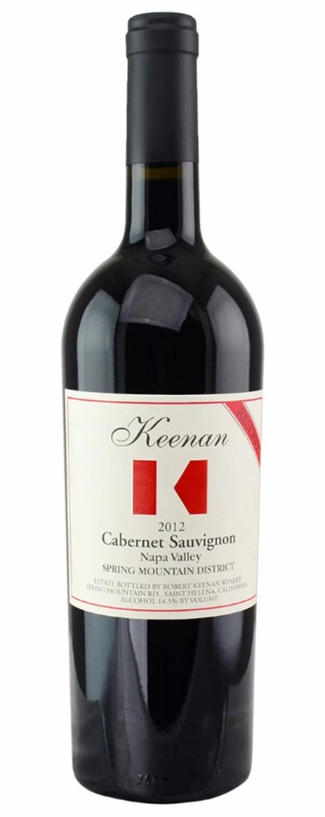 2010 Robert Keenan Winery Cabernet Sauvignon Reserve Spring Mountain