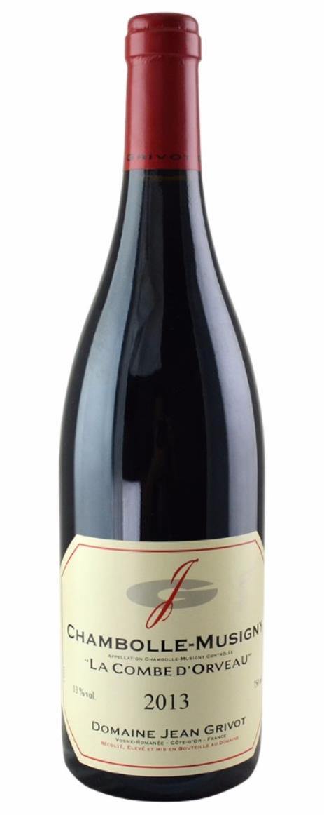 2013 Domaine Jean Grivot Chambolle Musigny Combe d'Orveaux
