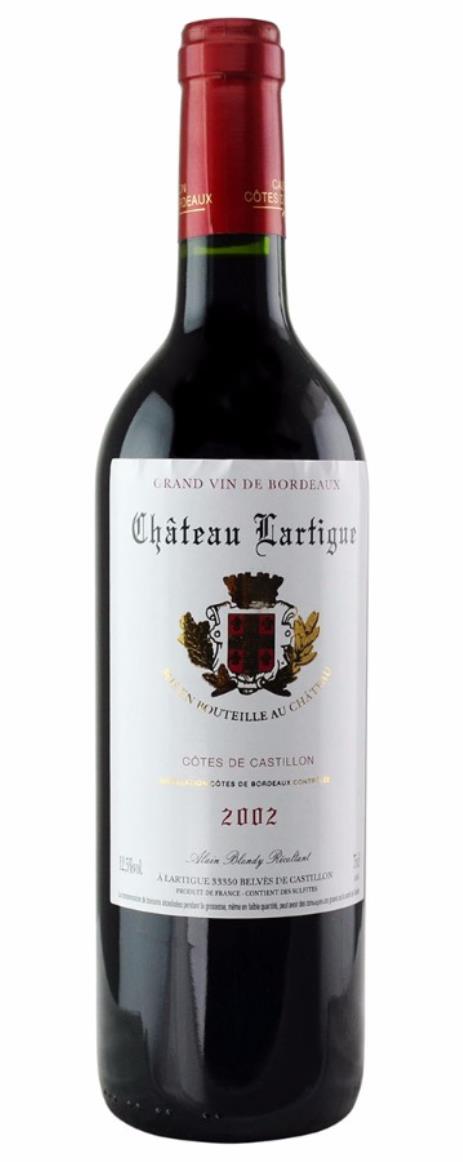 2002 Chateau Lartigue Bordeaux Blend