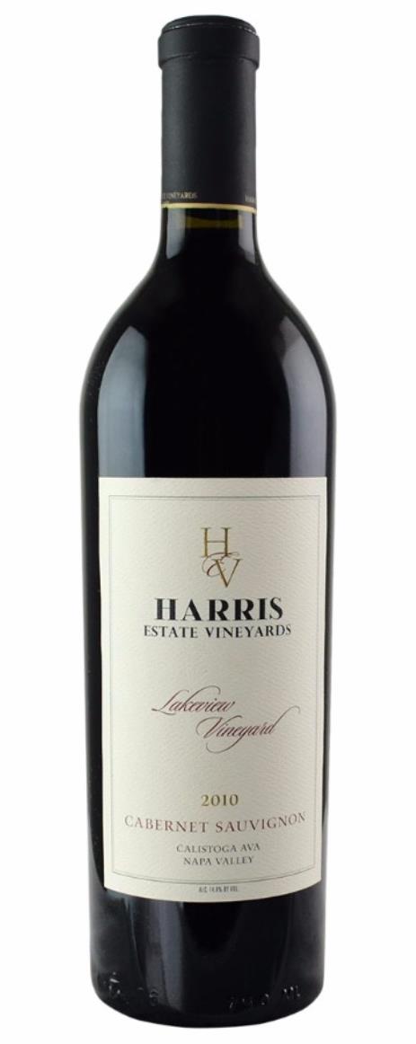 2010 Harris Estate Vineyards Cabernet Sauvignon Lakeview Vineyard
