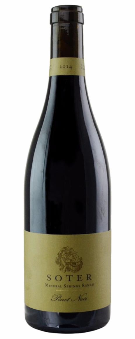 2014 Soter Pinot Noir Mineral Springs Ranch