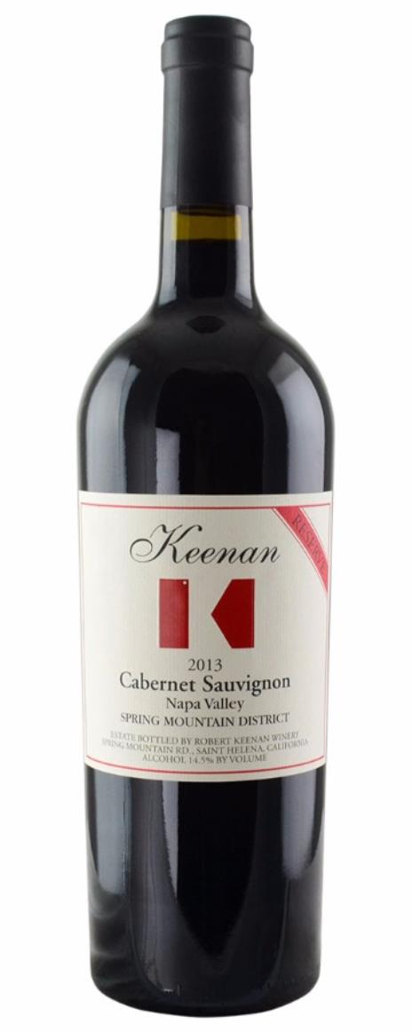 2013 Robert Keenan Winery Cabernet Sauvignon Reserve Spring Mountain
