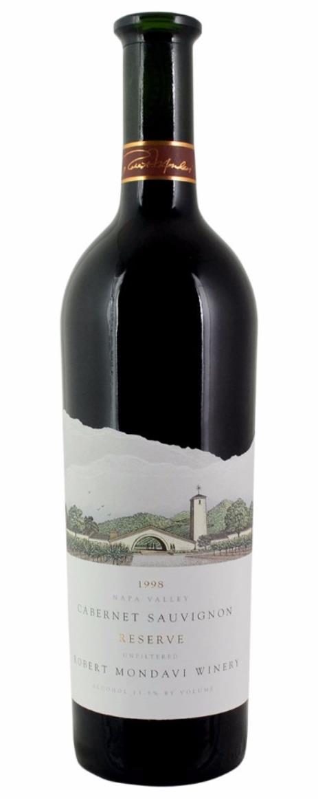 1998 Robert Mondavi Winery Cabernet Sauvignon Reserve