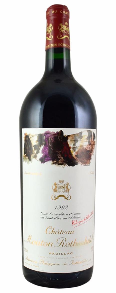 1992 Mouton-Rothschild Bordeaux Blend