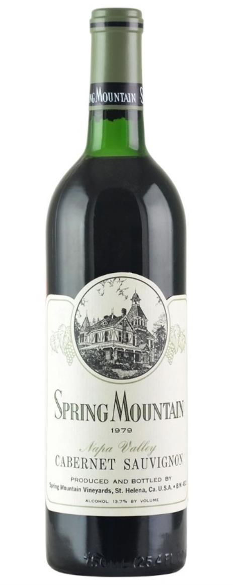 1979 Spring Mountain Vineyard Cabernet Sauvignon