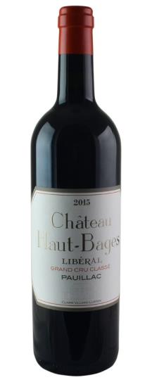 2015 Haut Bages Liberal Bordeaux Blend