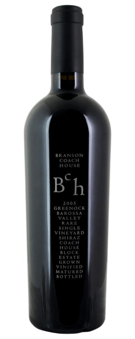 2002 Branson Wines Shiraz Rare Single Vineyard Coach House Block