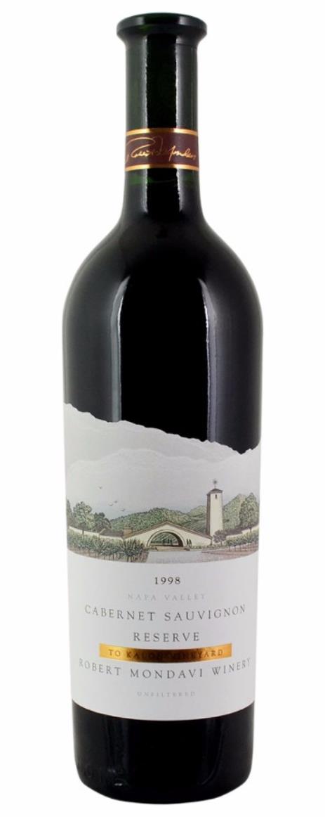 1998 Robert Mondavi Winery Cabernet Sauvignon To Kalon Reserve