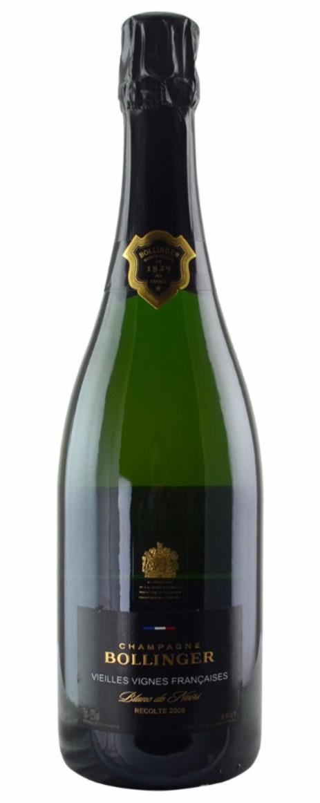 1998 Bollinger Brut Blanc de Noirs Champagne Vieilles Vignes Francaises