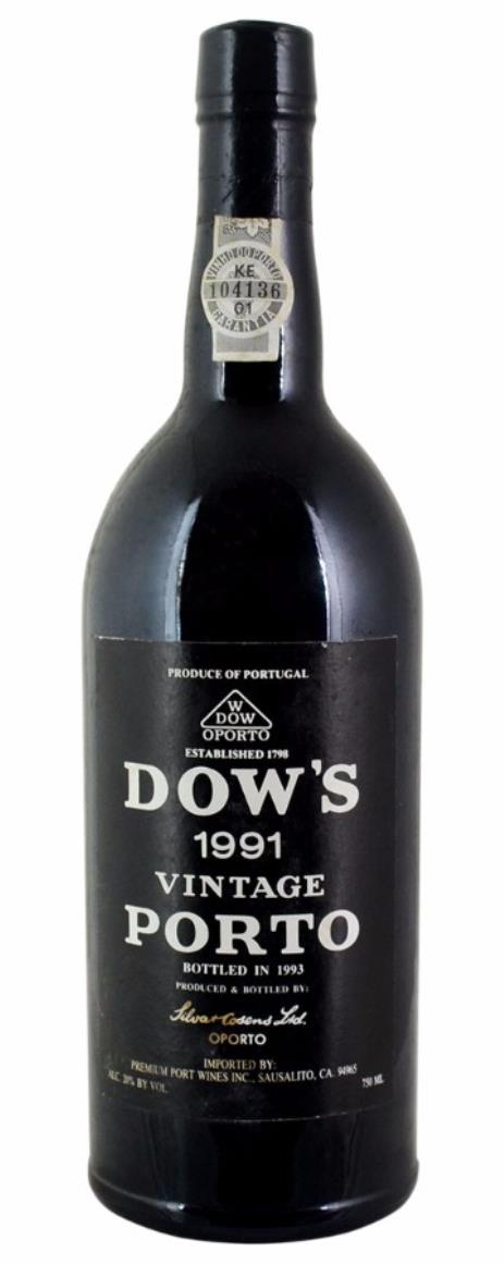1991 Dow's Vintage Port
