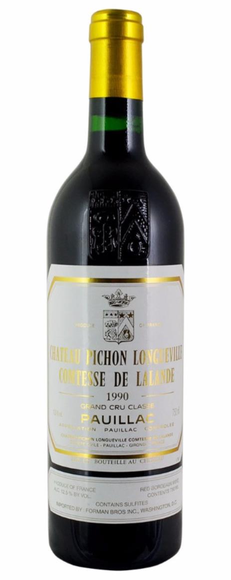 1990 Pichon-Longueville Comtesse de Lalande Bordeaux Blend