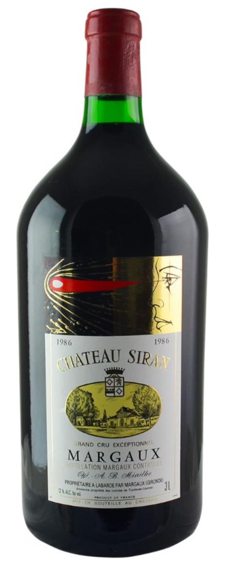 1986 Siran Bordeaux Blend
