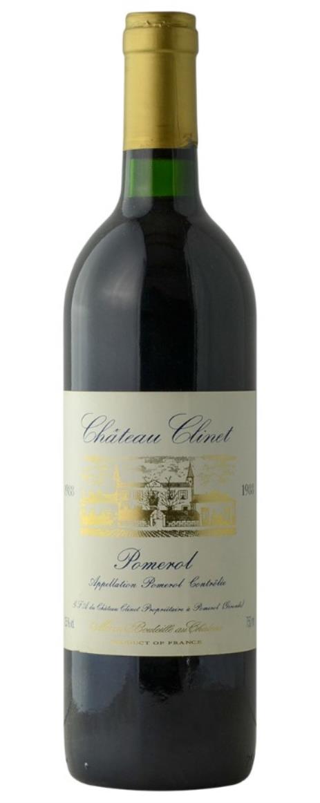 1988 Clinet Bordeaux Blend