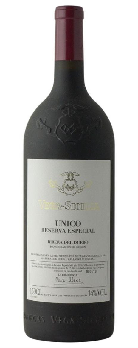 NV Vega Sicilia 2016 Release Unico Reserva Especial
